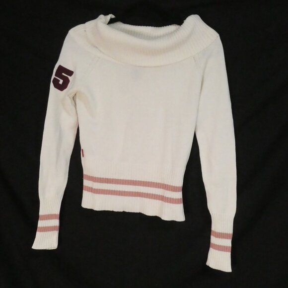 CASTRO GIRL | size 3 | Cream Knit Pullover Sweater - Picture 2 of 16